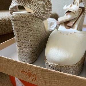 Castaner Wedge Heel Brand New Santin White Crudo